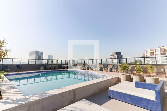 Área comum - Piscina de apartamento para alugar com 1 quarto, 32m² em Butantã, São Paulo