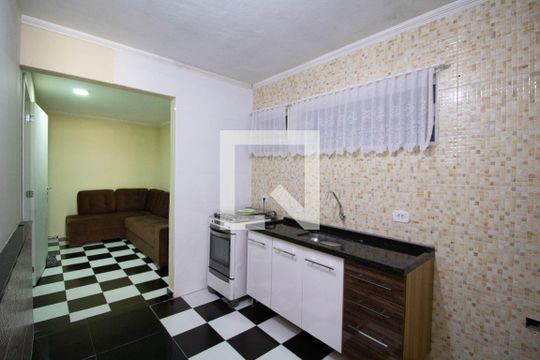Cozinha de casa para alugar com 1 quarto, 35m² em Jardim Norma, São Paulo