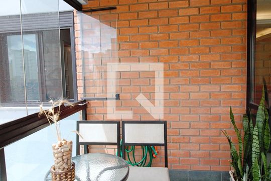 Varanda da Sala de apartamento à venda com 4 quartos, 170m² em Vila Andrade, São Paulo
