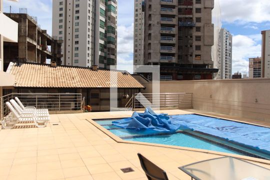 Área comum de apartamento para alugar com 1 quarto, 57m² em Jardim Goiás, Goiânia