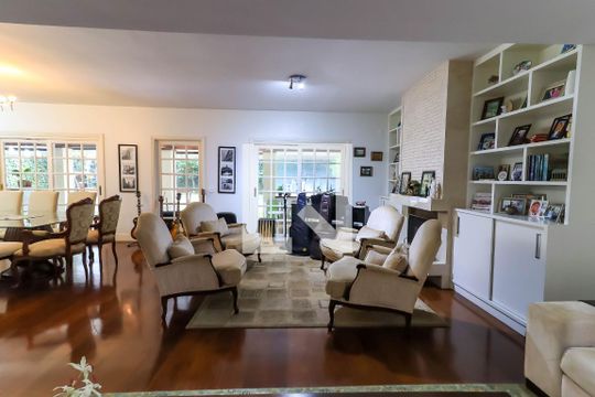 Sala de casa de condomínio à venda com 4 quartos, 581m² em Residencial Morumbi, São Paulo