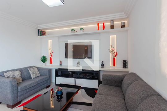Sala de estar de apartamento à venda com 3 quartos, 146m² em Vila Moinho Velho, São Paulo