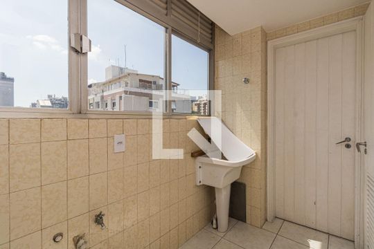 Área de Serviço de apartamento à venda com 3 quartos, 135m² em Rio Branco, Porto Alegre