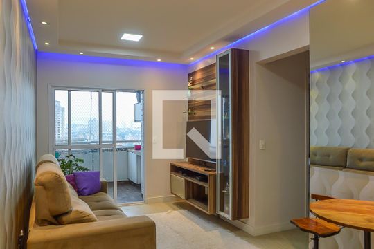 Sala de apartamento à venda com 2 quartos, 64m² em Baeta Neves, São Bernardo do Campo