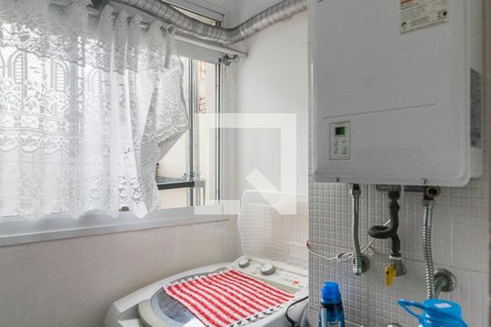 Área de Serviço de apartamento à venda com 3 quartos, 134m² em Vila Alzira, Santo André