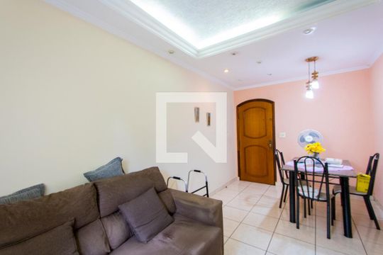 Sala de apartamento à venda com 2 quartos, 58m² em Vila Tibiriçá, Santo André