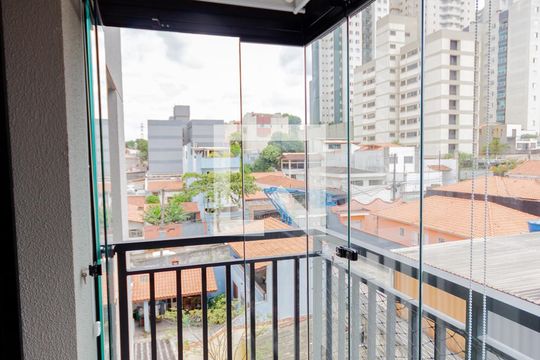 Varanda de apartamento à venda com 1 quarto, 44m² em Campestre, Santo André