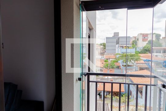 Varanda de apartamento à venda com 1 quarto, 44m² em Campestre, Santo André