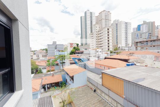 Vista da Varanda de apartamento à venda com 1 quarto, 44m² em Campestre, Santo André