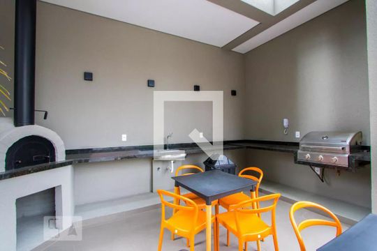 Área comum - Churrasqueira de apartamento à venda com 1 quarto, 44m² em Campestre, Santo André