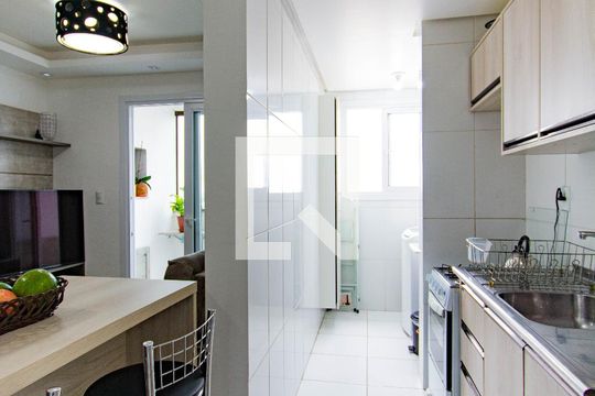 Cozinha de apartamento à venda com 3 quartos, 72m² em Marechal Rondon, Canoas
