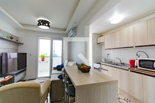 Sala de apartamento à venda com 3 quartos, 72m² em Marechal Rondon, Canoas