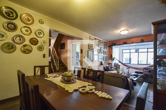 Sala de Jantar de casa à venda com 3 quartos, 162m² em Cidade Monções, São Paulo