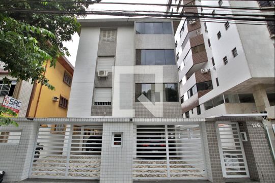 Fachada de apartamento para alugar com 2 quartos, 67m² em Gonzaga, Santos