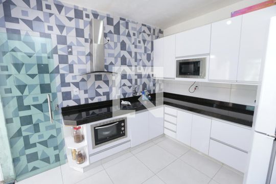 Cozinha - Armários de casa à venda com 3 quartos, 150m² em  Sapucaia Ii, Contagem
