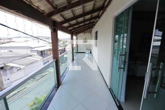 Varanda da Sala de casa à venda com 3 quartos, 150m² em  Sapucaia Ii, Contagem