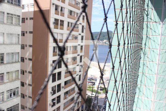 Sala de apartamento para alugar com 1 quarto, 52m² em Centro, São Vicente