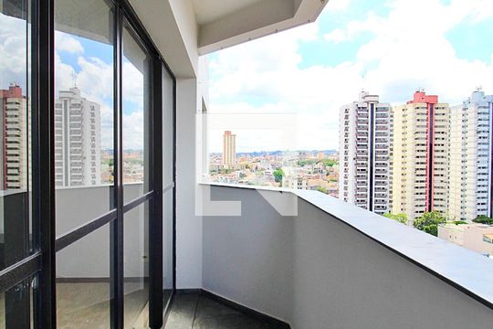 Varanda da Sala de apartamento à venda com 3 quartos, 127m² em Bangú, Santo André