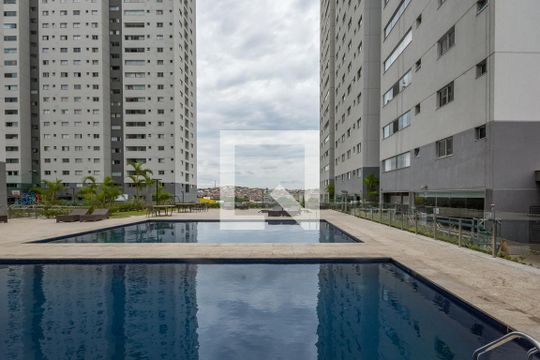 Piscina de apartamento à venda com 2 quartos, 55m² em Estrela do Oriente, Belo Horizonte