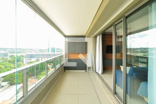 Varanda de apartamento à venda com 1 quarto, 44m² em Pinheiros, São Paulo