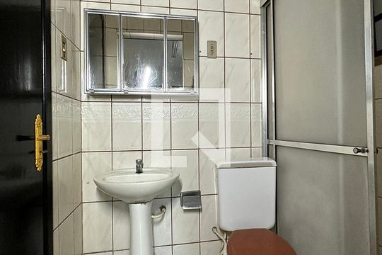 Banheiro da Suíte de casa à venda com 3 quartos, 140m² em Jardim America, São Leopoldo