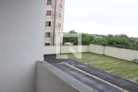 Varanda da Sala de apartamento para alugar com 2 quartos, 52m² em Parque São Vicente, São Vicente