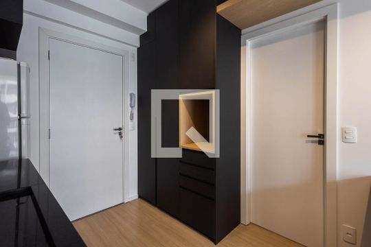 Cozinha de apartamento à venda com 1 quarto, 30m² em Sumaré, São Paulo