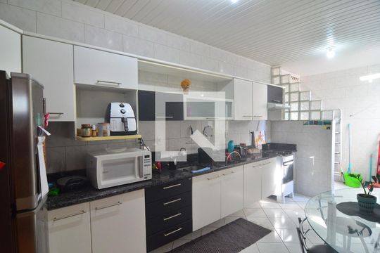 Cozinha de apartamento à venda com 2 quartos, 76m² em Nossa Senhora das Graças, Canoas
