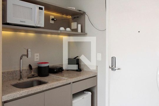 Cozinha de kitnet/studio à venda com 0 quarto, 23m² em Centro Histórico de São Paulo, São Paulo