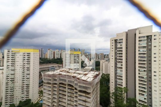 Vista da Varanda de apartamento para alugar com 3 quartos, 97m² em Vila Andrade, São Paulo