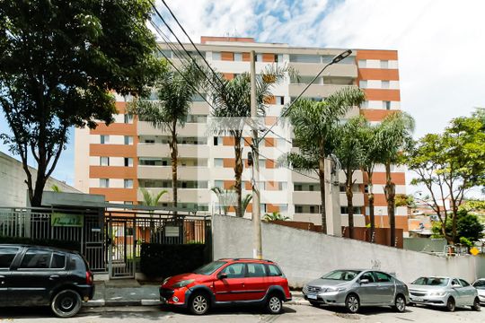 Fachada do Condomínio de apartamento à venda com 2 quartos, 56m² em Vila Amélia, São Paulo