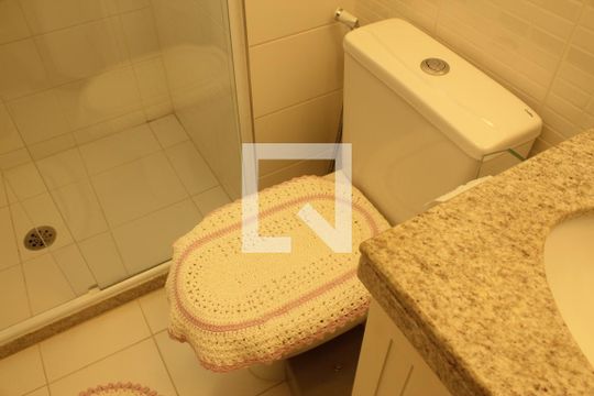 Banheiro da Suíte 1 de apartamento à venda com 4 quartos, 137m² em Jurubatuba, São Paulo