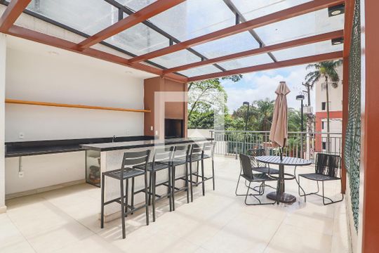 Área comum - Churrasqueira de apartamento para alugar com 1 quarto, 27m² em Vila Butantã, São Paulo