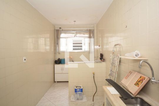 Cozinha e Área de Serviço de apartamento à venda com 2 quartos, 58m² em Váz Lobo, Rio de Janeiro