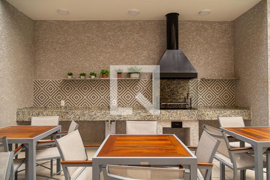 Churrasqueira de apartamento para alugar com 2 quartos, 37m² em Vila Parque Jabaquara, São Paulo