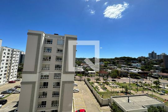Vista da Sacada da Sala de Estar de apartamento à venda com 1 quarto, 51m² em Vila Rosa, Novo Hamburgo