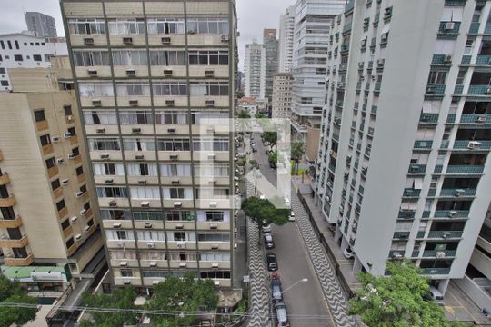 Vista do Quarto 3 de apartamento para alugar com 3 quartos, 135m² em Gonzaga, Santos