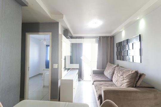 Sala/cozinha de apartamento à venda com 2 quartos, 53m² em Engenho de Dentro, Rio de Janeiro