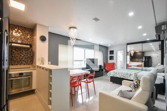 Apartamento à venda com 1 quarto, 40m² em Brooklin Paulista, São Paulo