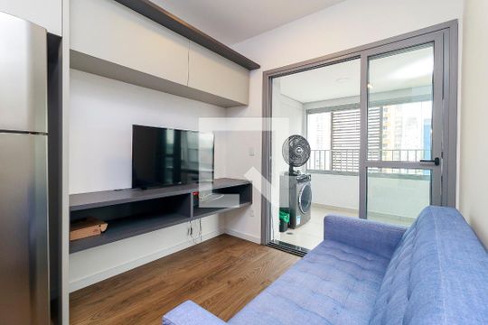 Sala de apartamento à venda com 1 quarto, 36m² em Chácara Santo Antônio, São Paulo