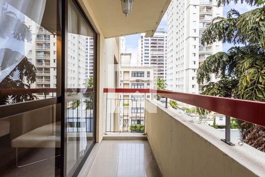 Varanda da Sala de apartamento à venda com 3 quartos, 86m² em Pinheiros, São Paulo