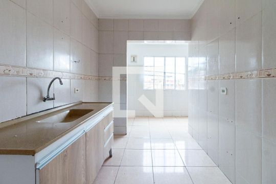 Cozinha de casa para alugar com 2 quartos, 50m² em Vila Progresso (zona Leste), São Paulo