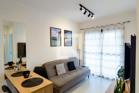 Sala de apartamento à venda com 1 quarto, 29m² em Jardim Prudência, São Paulo