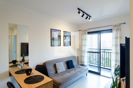 Sala de apartamento à venda com 1 quarto, 29m² em Jardim Prudência, São Paulo