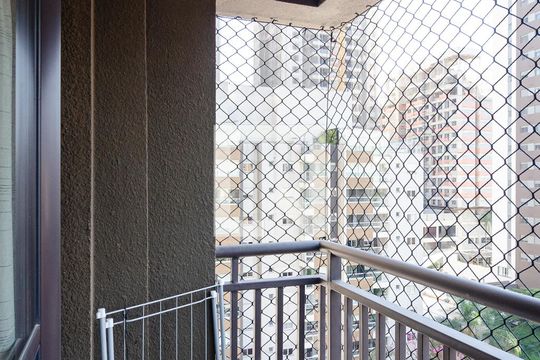 Varanda de apartamento à venda com 1 quarto, 29m² em Jardim Prudência, São Paulo