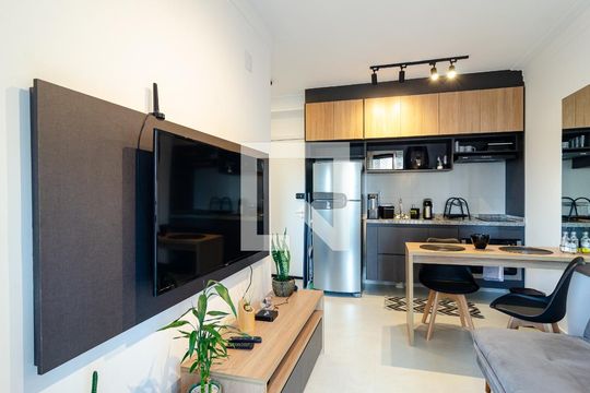 Sala de apartamento à venda com 1 quarto, 29m² em Jardim Prudência, São Paulo