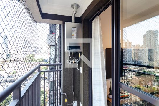 Varanda de apartamento à venda com 1 quarto, 29m² em Jardim Prudência, São Paulo