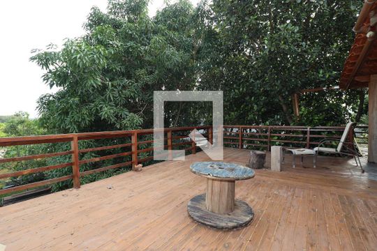 Varanda de casa para alugar com 1 quarto, 128m² em Setor de Mansões Park Way, Brasília