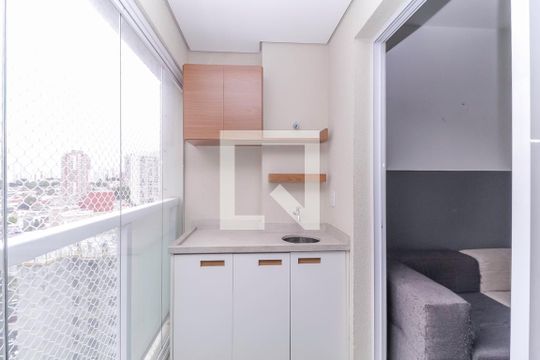 Área de Serviço de kitnet/studio à venda com 1 quarto, 27m² em Vila Prudente, São Paulo