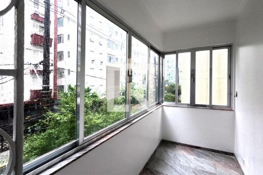 Varanda da Sala de apartamento para alugar com 2 quartos, 113m² em Boqueirão, Santos